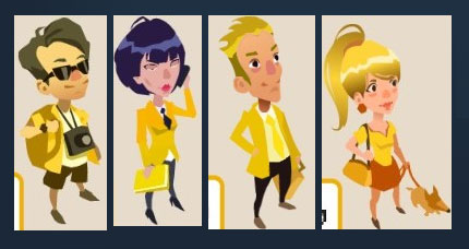 Có 4 nhân vật chính trong Business Tour nhưng chỉ mang tính chất hình thức