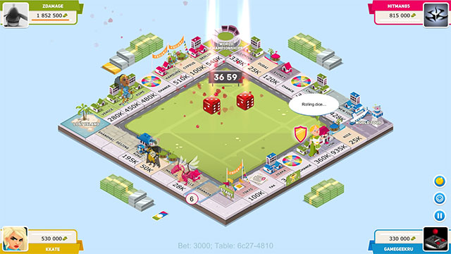 Lưu ý khi đi vào ô đặc biệt trong Business Tour game