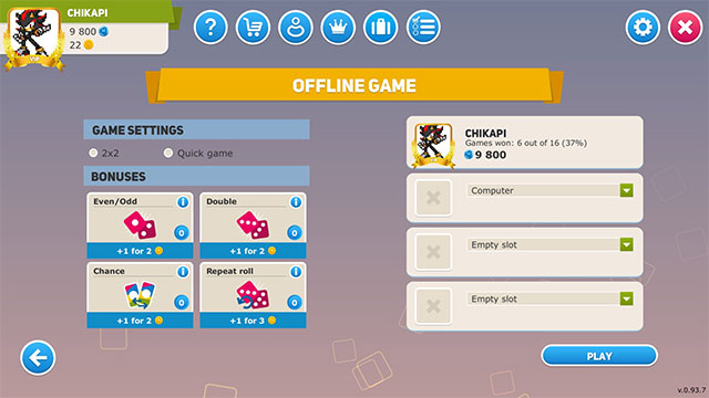 Chơi Business Tour ở chế độ offline cùng với AI