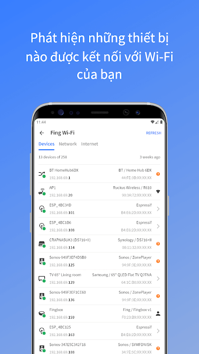 Fing cho Android