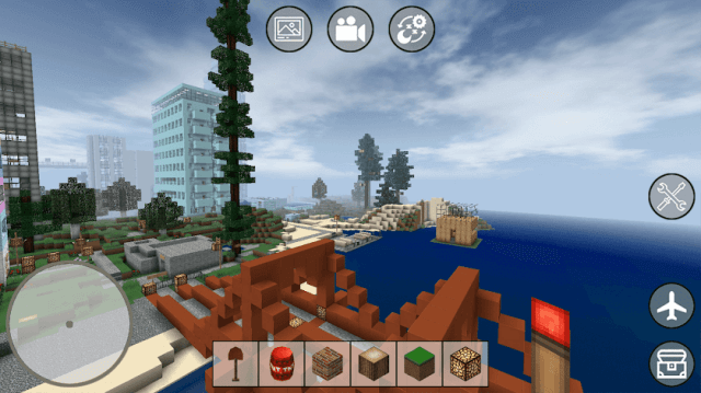 Đồ họa khối vuông đẹp mắt giống Minecraft