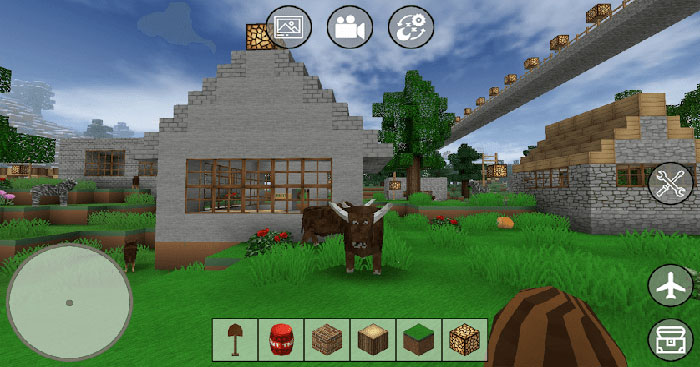 Xây dựng và tự tạo ra thế giới của bạn trong game Mini Block Craft