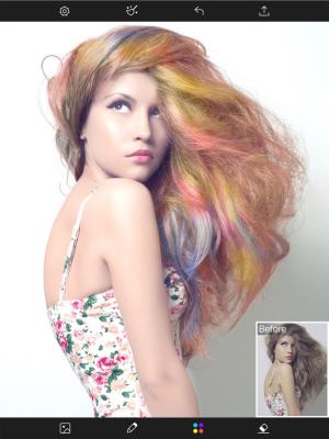 Thêm các line tóc màu sắc độc đáo