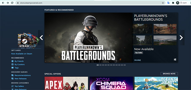 Đăng ký Steam miễn phí để tải và mua game PC, bình luận, tương tác với cộng đồng