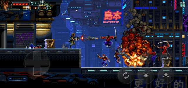 Trở thành thợ săn tiền thưởng và chiến đấu với tội phạm trong game Huntdown