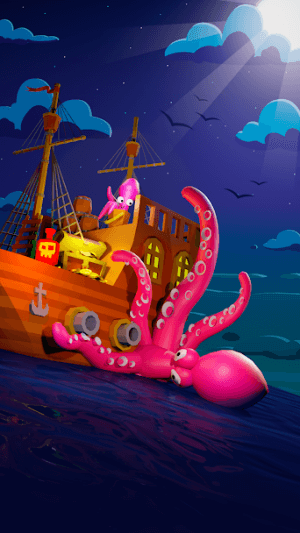 Kraken là game trí tuệ thú vị về chú bạch tuộc khổng lồ 