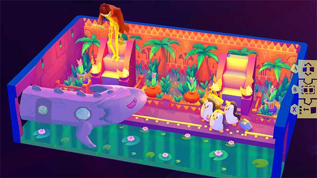 Mỗi diorama đại diện cho một vũ trụ nhỏ với quần xã sinh vật đầy màu sắc