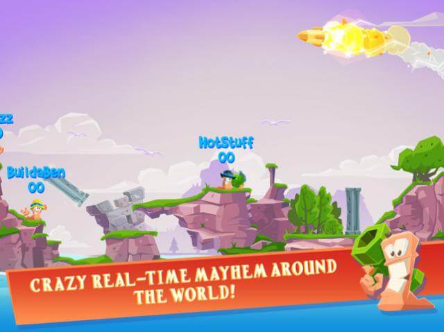 Tham gia cuộc đại chiến sâu bọ khốc liệt trong game Worms 4 