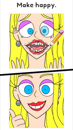 Vẽ để cô gái có nụ cười đẹp