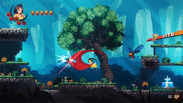 Hệ thống chiến đấu của Akatori game nhấn mạnh vào combo tấn công
