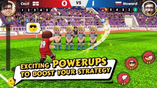 Thể hiện chiến thuật sút bóng của bạn và ghi bàn trong game Perfect Kick 2 