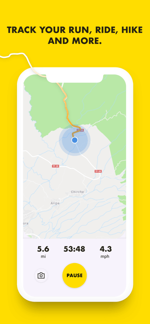 Hiển thị quãng đường và thời gian hoàn thành