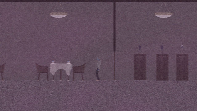 Game Introvert: A Teenager Simulator sở hữu đồ họa vẽ tay với tông màu độc đáo