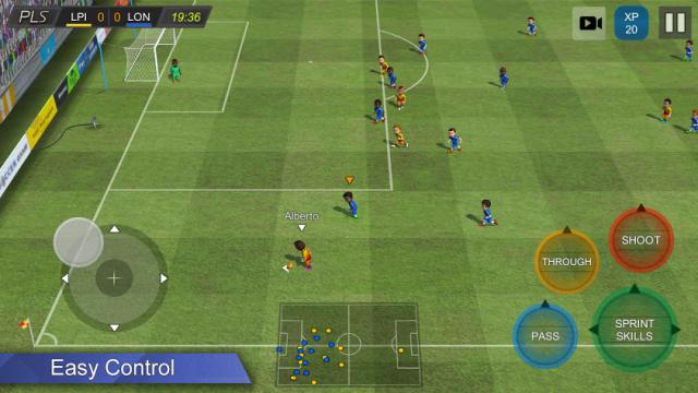Pro League Soccer là một game bóng đá có điều khiển đơn giản