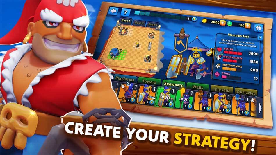 Bạn cần có chiến thuật tốt khi chơi Arena Domination cho Android