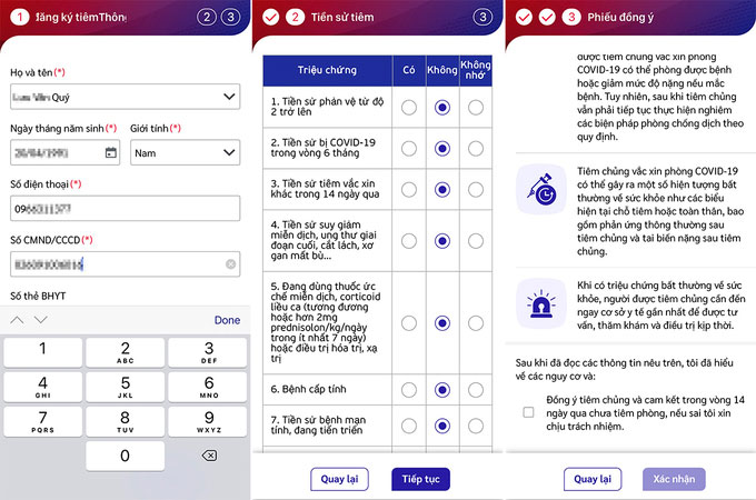Cách đăng ký tiêm vaccine Covid-19 qua Sổ sức khỏe điện tử