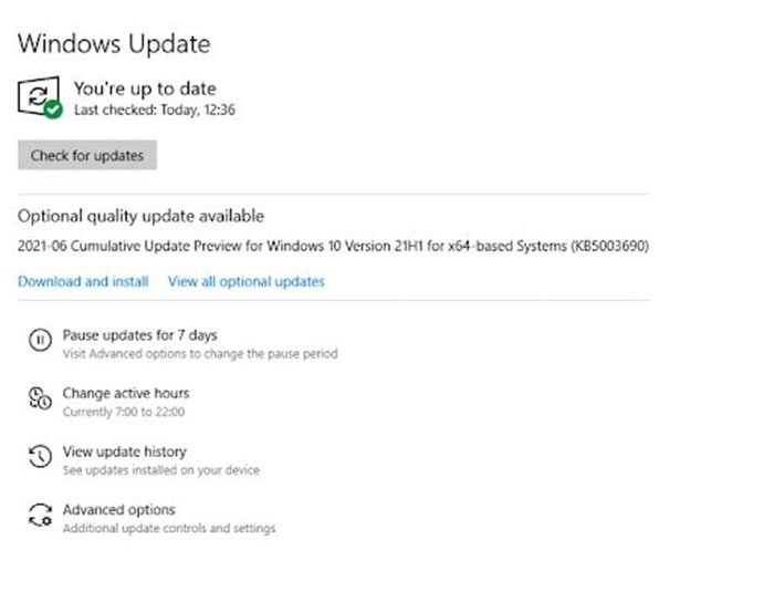 Thông báo sẽ hiện ra nếu máy tính có thể update lên Windows 11