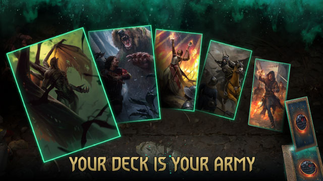 Xây dựng một bộ bài và đó chính là đội quân của bạn trong game GWENT: The Witcher Card Game