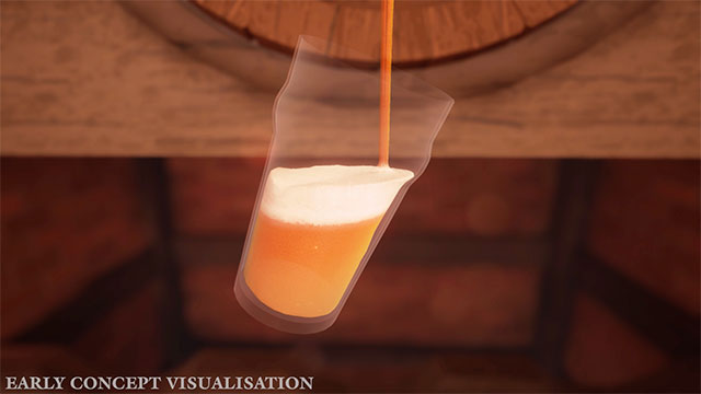 Làm bia thủ công y như ngoài đời thực trong Brewmaster game