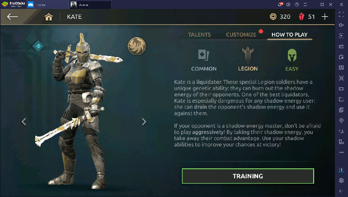 Kate là một anh hùng phù hợp cho những người chơi mới bắt đầu