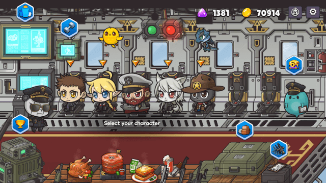 Lựa chọn nhân vật của bạn để bước vào cuộc chiến trong game Milicola: The Lord of Soda