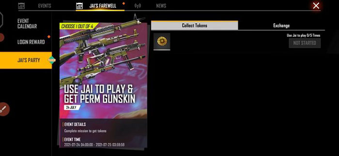 Sự kiện Jai's Party diễn ra vào ngày 24/07