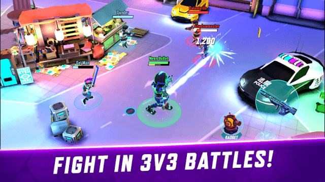 Tham gia các trận chiến PvP 3x3 đầy phấn khích trong game Gridpunk