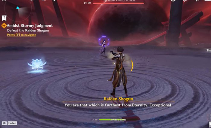 Người chơi cần nhân vật Geo để tạo ra một lá chắn