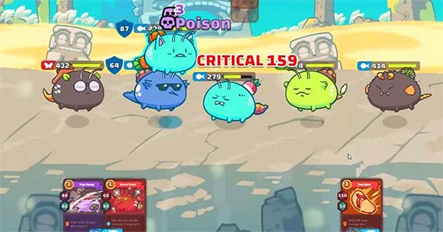 Axie Infinity là sự pha trộn giữa mô phỏng, hành động và chiến thuật thẻ bài