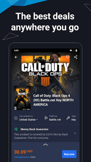 G2A cung cấp những deal tốt nhất cho game thủ và người đam mê công nghệ