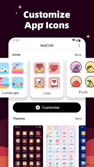 MyICON cho phép bạn tùy chỉnh các biểu tượng ứng dụng