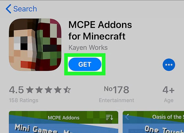 Tải ứng dụng MCPE Addons for Minecraft để cài đặt mod Minecraft