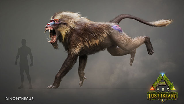 Dinopithecus là loài khỉ đầu chó hung dữ, gương mặt mới trong ARK: Survival Evolved 