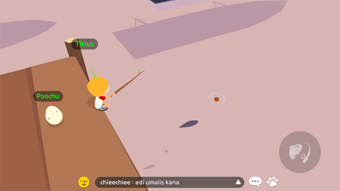 Người chơi cần tập trung và bình tĩnh khi thấy bóng của cá tiến đến gần phía mồi câu