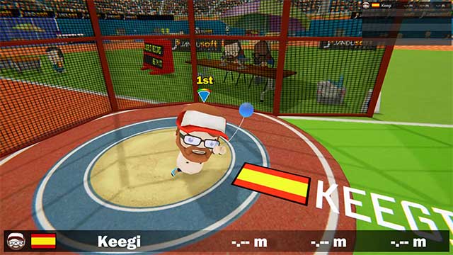 Game bao gồm hơn chục sự kiện và nội dung thuộc môn điền kinh 