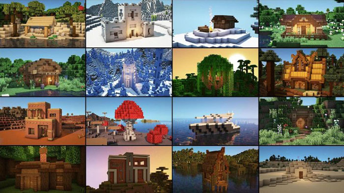 Minecraft có rất nhiều quần thể sinh vật độc đáo để người chơi khám phá