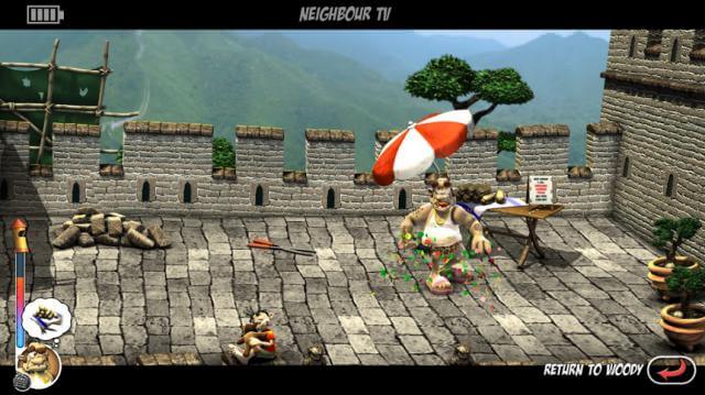 Tham gia chương trình truyền hình và chơi khăm gã hàng xóm trong game Neighbours back From Hell