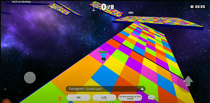 Speed Racing ở ngoài không gian vũ trụ