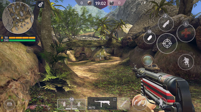 Bắn súng trong bối cảnh Thế chiến 2 trong game World War 2