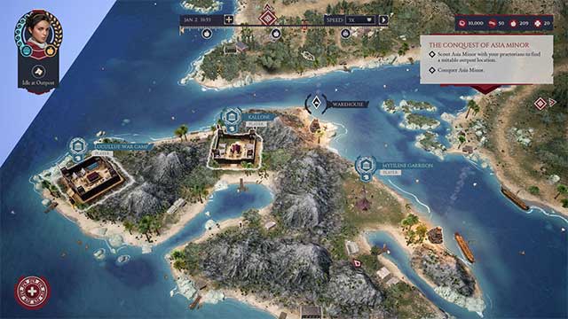 Đhình tương lai của Rome trong game Expeditions: Rome