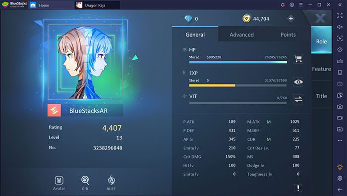 Tăng chỉ số phù hợp với từng cấp sẽ giúp cải thiện đáng kể sức mạnh của nhân vật