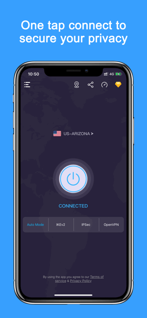 Kết nối VPN Super chỉ với một chạm nhanh chóng