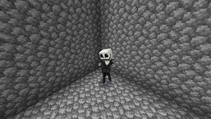 Công trình từ đá cuội trông khá đơn giản