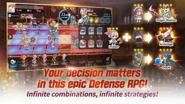 Arcana Tactics là game nhập vai chiến đấu phòng thủ hấp dẫn