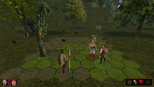 Cuộc chiến trong Call of Saregnar diễn ra trên những ô lục giác quen thuộc