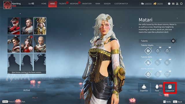 Người chơi có thể tạo nhiều ngoại hình khác nhau cho cùng một nhân vật