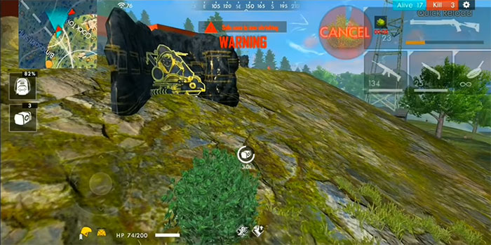 Dự trữ đủ vật phẩm cho tới vòng cuối cùng là điều rất quan trọng khi chơi Free Fire