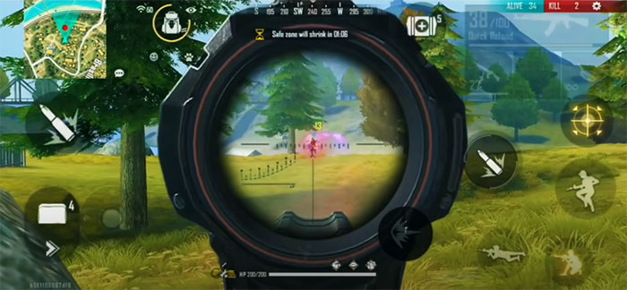 Nhiều game thủ thường bị tiêu diệt khi quay người