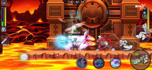 Cùng các nhân vật huyền thoại của MEGA MAN X chiến đấu với kẻ thù 