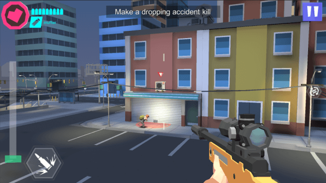 Nhắm mục tiêu và tiêu diệt kẻ xấu từ khoảng cách xa trong game Sniper Mission